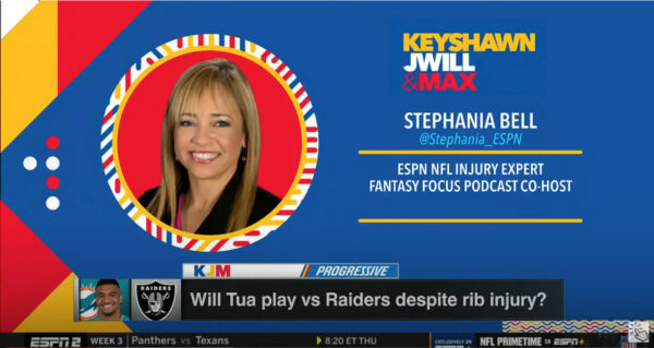 ESPN’s Stephania Bell on Tua’s Rib Injury and Will He Play