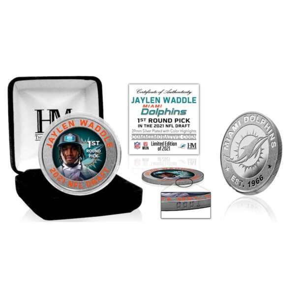 DolphinsTalk Giveaway: Win a Jaylen Waddle Rookie Coin