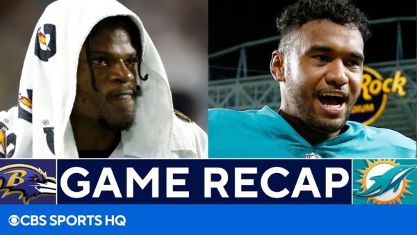 CBS SPORTS: Ravens vs Dolphins: Miami defense SHUTS DOWN Lamar Jackson