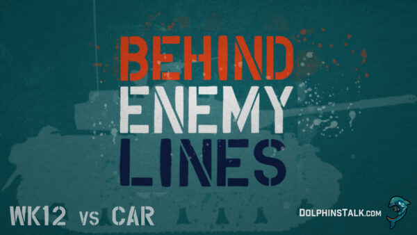 Behind Enemy Lines: Week 12, Carolina Panthers Edition