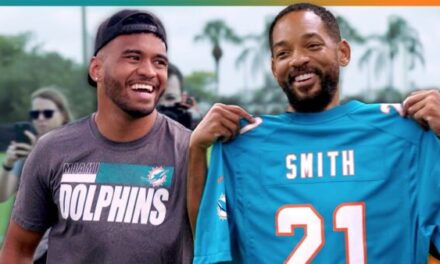 Actor Will Smith Trains with Tua at Dolphins Facility