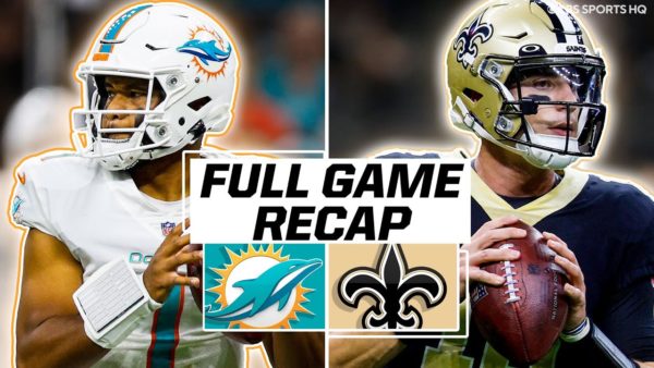 CBS Sports Full Recap of the Dolphins vs Saints Monday Night Football Clash