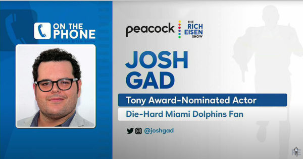 Dolphins Superfan Josh Gad IS NOT Happy That Miami Fired Brian Flores