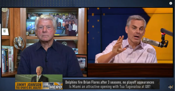 Colin Cowherd and Jimmy Johnson on Brian Flores Being Fired by Miami