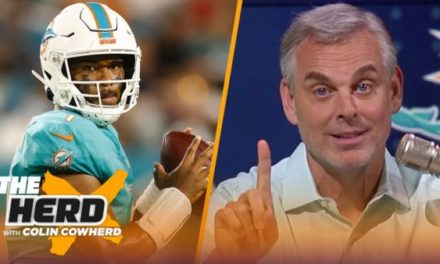 Joy Taylor and Colin Cowherd Talk about Tua’s Reaction to “Offseason Trade Talk” Question