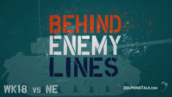 Behind Enemy Lines: Week 18, New England Patriots