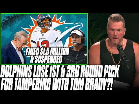 Pat McAfee on the Dolphins Losing a 1st Round Draft Pick for Tampering