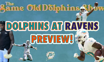 The Same Old Dolphins Show: It’s Zero Blitz Time (Ravens Preview)