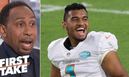 Stephen A Smith says Tua Being Named Captain is No Big Deal