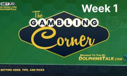 Gambling Corner: Week 1