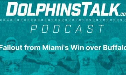 DolphinsTalk Podcast: Fallout from Miami’s Win over Buffalo