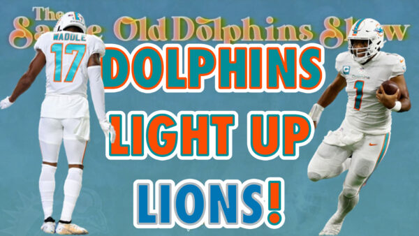 The Same Old Dolphins Show: Waddle With It (Lions Review and Last Minute Trade Deadline Talk)