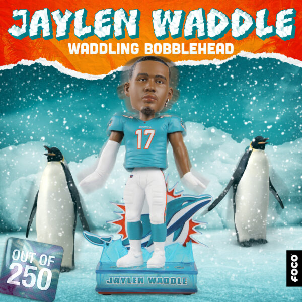 Jaylen Waddle Bobblehead Doll “WADDLE-WADDLE”