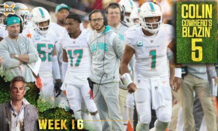 Colin Cowherd’s Blazin’ 5: Dolphins defeat Packers