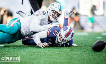 Dolphins Fall One Play Short