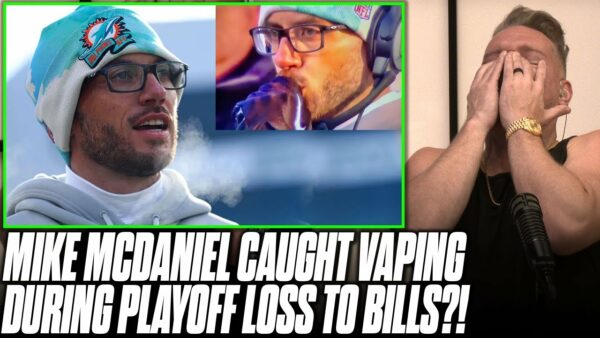 McAfee Show: Was Mike McDaniel Vaping On Sideline Of Playoff Loss To Bills?!