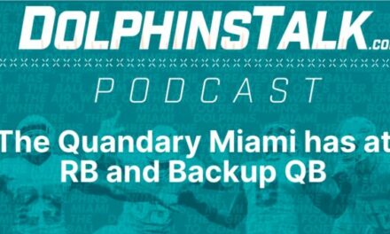 The Quandary Miami has at RB and Backup QB