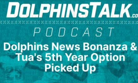 Dolphins News Bonanza and Tua’s 5th Year Option Picked Up