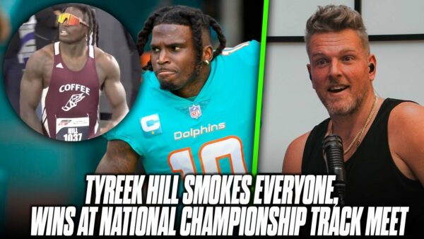Pat McAfee Show: Tyreek Hill Wins Track Event