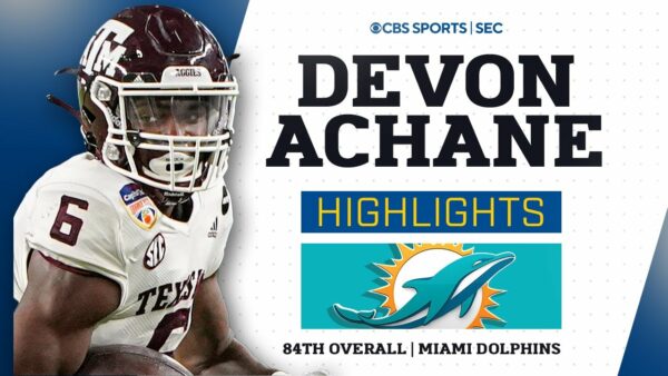 CBS Sports: Highlights of Dolphins Draft Pick Devon Achane