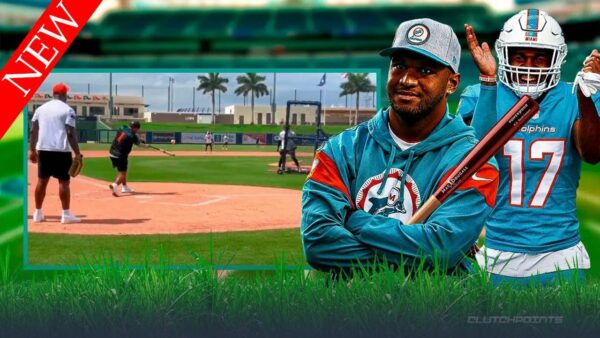 Tua Belts Home Run at Dolphins’ Charity Softball Game