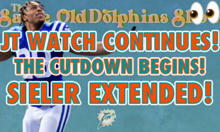 The Same Old Dolphins Show: Signed, Sieler Delivered