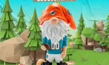 New Miami Dolphins Gnome Bobblehead Available From FOCO!