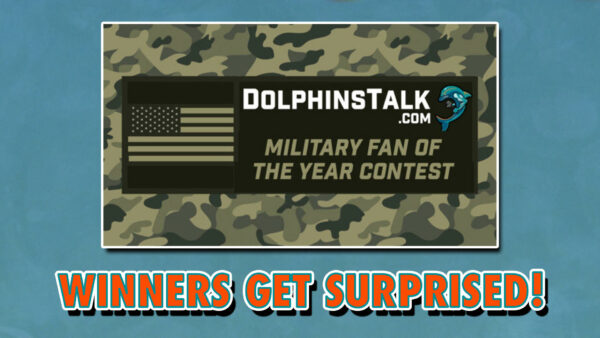 DolphinsTalk 2023 Military Fan of the Year Winners Learn They’ve Won!