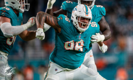 Dolphins DT Brandon Pili has Apparent Neck Injury, Practice Was Stopped