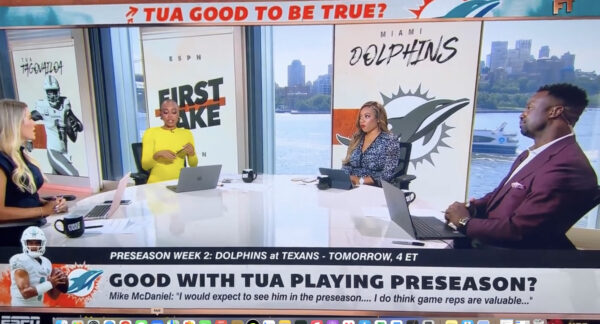 ESPN First Take: Should Tua Play in the Preseason?