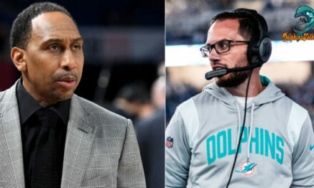Stephen A. Smith Does NOT Like Mike McDaniel- “I Don’t Like Listening to this Man”
