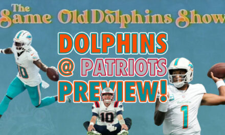 The Same Old Dolphins Show: A Plain Bagel with Nutella (Patriots Preview)