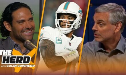 Mark Sanchez and Colin Cowherd on Tua and the Dolphins