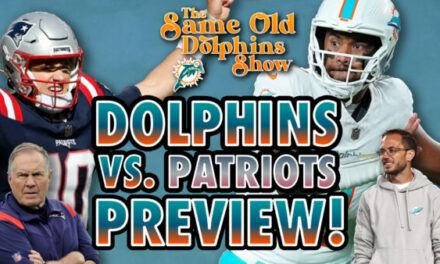 The Same Old Dolphins Show: Will Cheetah Play? (Patriots Preview)