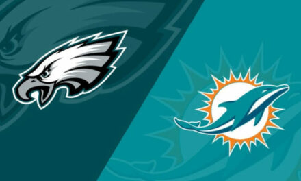Fins Up vs Fly Eagles Fly