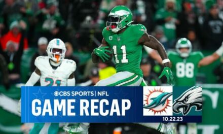 CBS: Hurts, Brown Lead Eagles to win over Dolphins