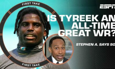 Stephen A. Puts Tyreek Hill Among The All-Time Great NFL WR’s