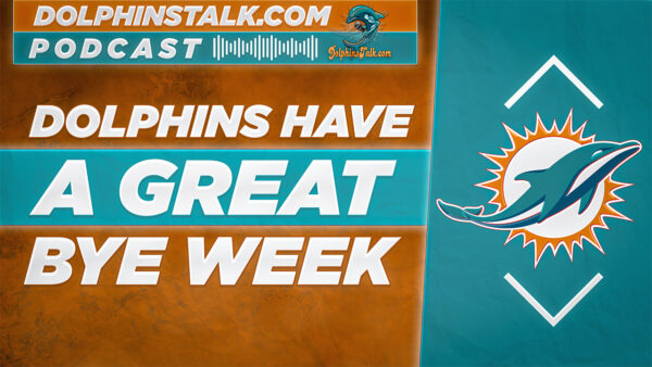 Dolphins Have a Great Bye Week