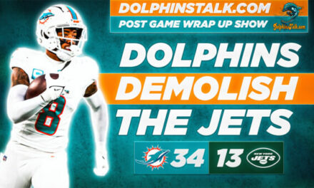 Post Game Wrap Up Show: Dolphins Demolish the Jets 34-13