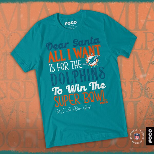 New Miami Dolphins Christmas Themed T-Shirts Available Now!