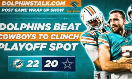 Post Game Wrap Show: Dolphins Beat Cowboys to Clinch Playoff Spot
