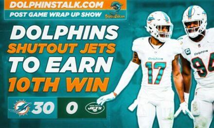 Post Game Wrap Up Show: Dolphins Shutout Jets to Earn 10th Win