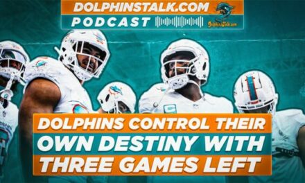 Dolphins Control Their Own Destiny With 3 Games Left