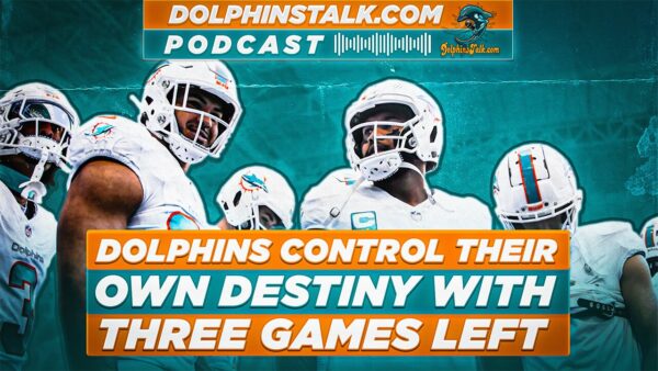 Dolphins Control Their Own Destiny With 3 Games Left