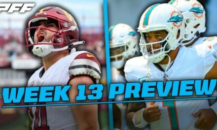 PFF: Dolphins vs. Commanders Week 13 Game Preview
