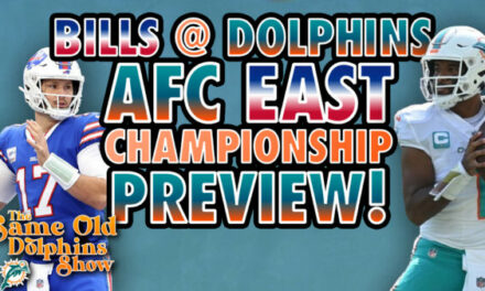 The Same Old Dolphins Show: Nut Up or Shut Up (AFC East Championship Game Preview)