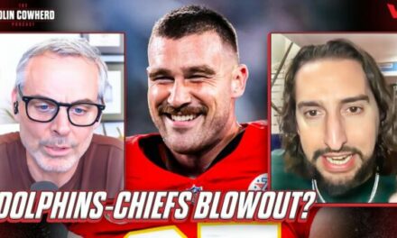 Nick Wright predicts Kansas City Chiefs BEAT DOWN Miami Dolphins in Wild Card