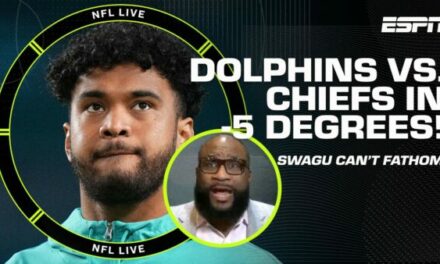 ESPN: Dolphins vs. Chiefs playing in -5 DEGREES