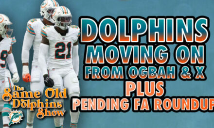 The Same Old Dolphins Show: Dolphins Move on from Ogbah and X, Salary Cap Rises, and Pending FA Roundup