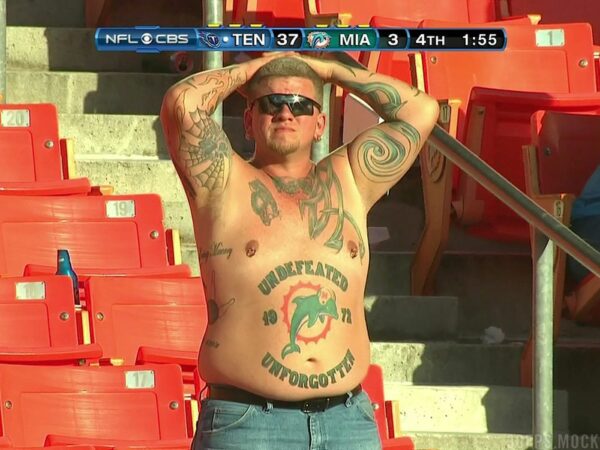 Miami Dolphins Rank High for Most Tattoo Searches by Fans in the NFL